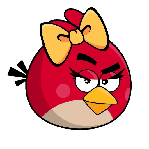 Telegram sticker  angry birds, angry birds red, engley bird red, engeli boz ruby, angry birds by engeli bourds,