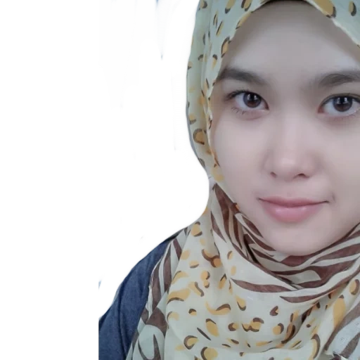 Telegram sticker  asian, jilbab, young woman, woman, beautiful hijab,