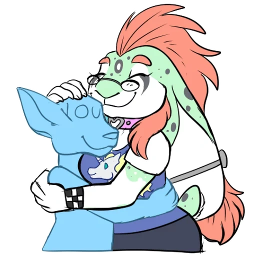 Telegram sticker  animation, character, frey's milk, frie characters, fictional character,