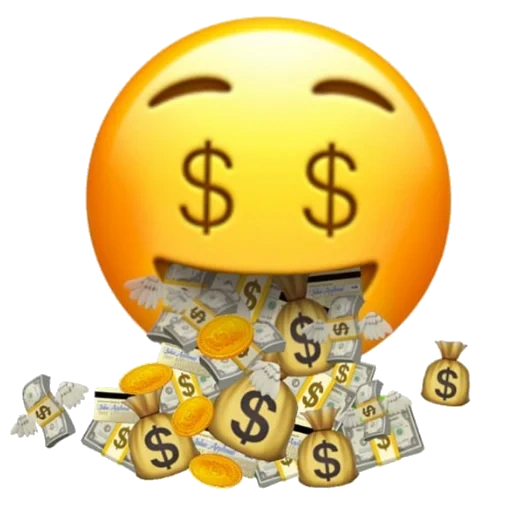 Telegram sticker  money, emoji money, money smiley, earnings of money, emoji is beautiful money,