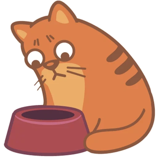 Telegram sticker  cat, cat, the cat is bowed, a cat’s cat,