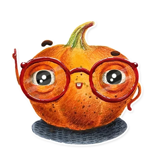 Telegram sticker  cute pumpkin, pumpkin eyes, cute pumpkin, funny eye gourd,
