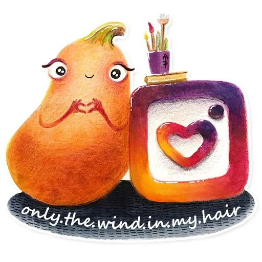 Telegram sticker  pear and apple, cute pumpkin, pear eye, funny pear, apple pear and carrot,