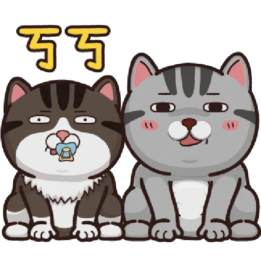 Telegram sticker  cat, line, a cat,