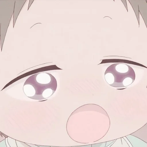 Telegram sticker  anime, anime cheeks, anime characters, anime school nannies, gakuen babysitters kotaro,