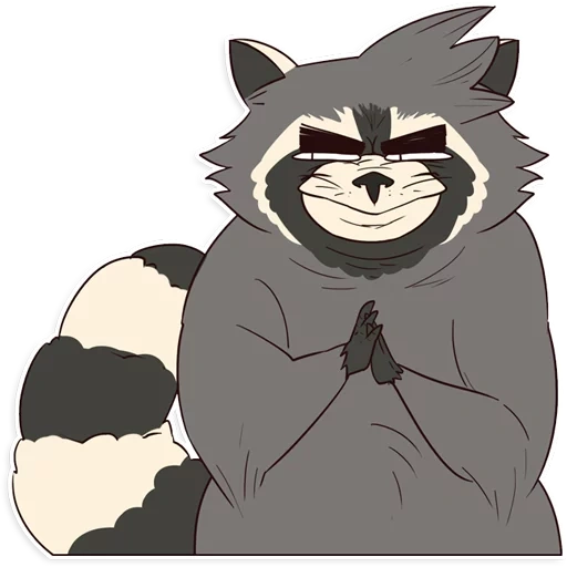 Telegram sticker  raccoons, raccoon art, the raccoon is angry, sad raccoon, cartoon raccoon is angry,