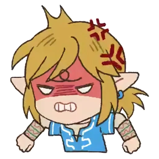 Telegram sticker  red cliff, animation, anime picture, cartoon characters, mystic messenger,
