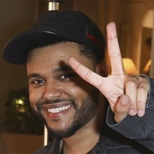 Telegram sticker  the weeknd, abel tesfaye, the weeknd smile, the weeknd new hair, i send memes to the weeknd every day instagram,