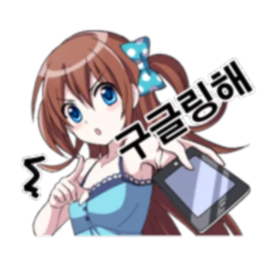 Telegram sticker  anime, animation, chen anime, animation meme, cartoon characters,