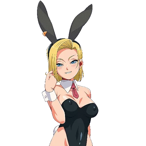 Telegram sticker  android 18, dragon pearls, anime characters,