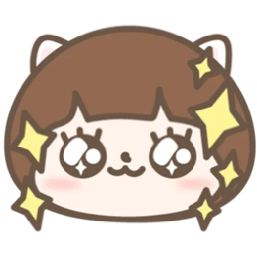 Telegram sticker  chibi, anime, lovely, kawaii,