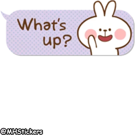 Telegram sticker  mimi, lovely, rabbit,