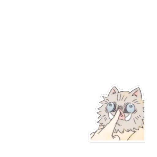 Telegram sticker  cat, cartoon cute, a lovely pattern, animals are cute, lovely cartoon pattern,