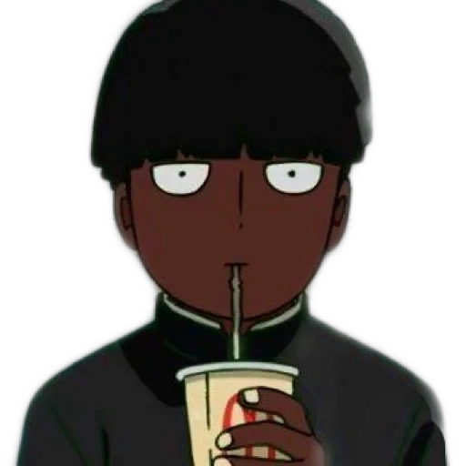 Telegram sticker  anime, picture, human, mob psycho 100, anime characters,