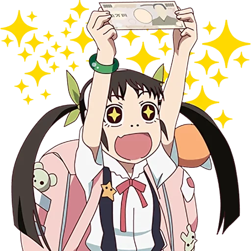 Telegram sticker  monogatari, mayoi hachikuji, monogatari series, monogatari khachikuji, anime bakemonogatari,