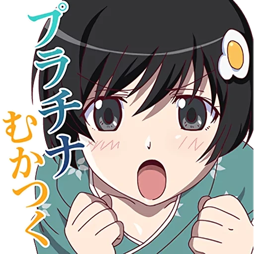 Telegram sticker  monogatari, tsukhey araragi, monogatari araragi, nisemonogatari anime, tsukhya araragi anime,