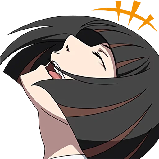 Telegram sticker  anime, lovely anime, anime characters, the characters of the girl's anime, drawings of the characters anime,