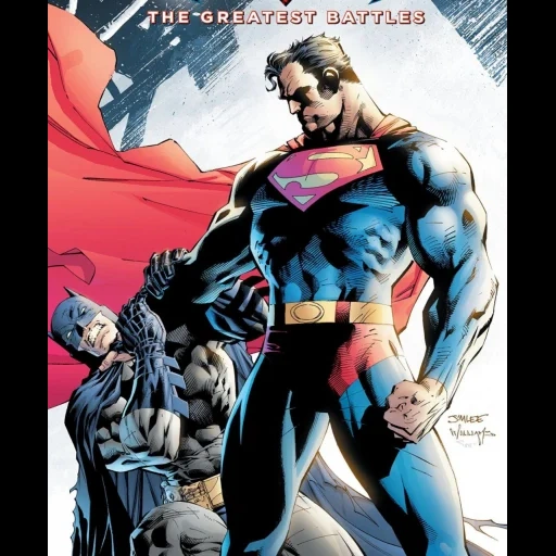 Telegram sticker  comic superman, comic batman quiet, batman superman comics, comic superman undefeated, batman vs superman dawn of justice,