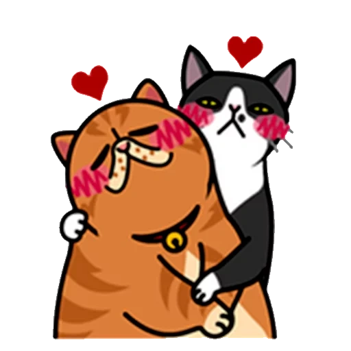 Telegram sticker  cat, funny cat, funny cat, funny cat, funny seal,