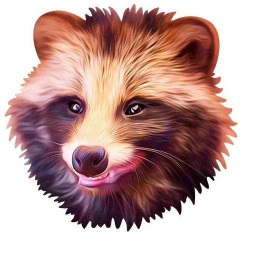 Telegram sticker  raccoon, lisa raccoon,