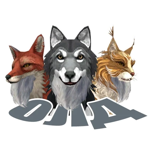 Telegram sticker  fox, wolf, volcker vector, girl wolf, wolf vector,