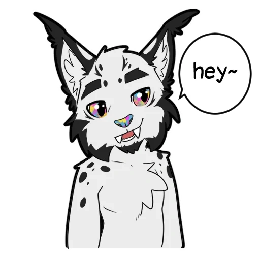 Telegram sticker  cat, animation, frie's picture, anime picture, frie characters,