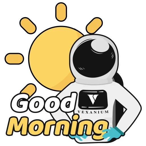Telegram sticker  hood, pictogram, good morning, good morning writing, good morning sunshine meme,