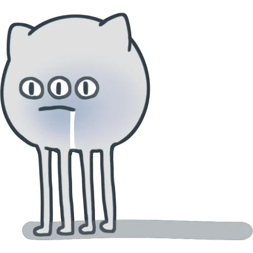 Telegram sticker  cat, cat, miloty, the cat is gray, sadistic cat,