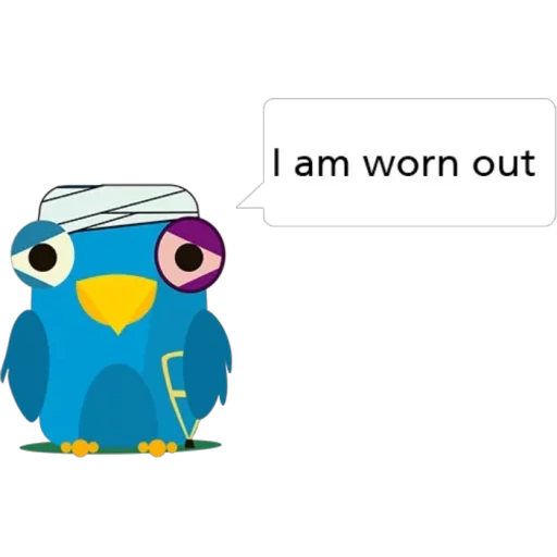 Telegram sticker  owl, funny, owl bird, bird bird, bird curl,