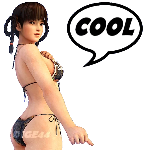 Telegram sticker  dead or alive 4, dead or alive xtreme 3, dead or alive 6 leifang, kasumi lives and dies 3d,