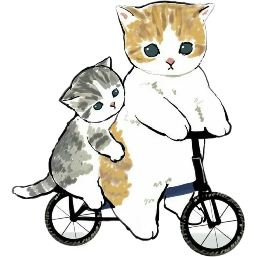 Telegram sticker  mofsund seal, illustrated cat, cute cat pattern, cute cat pattern, lovely seal picture,