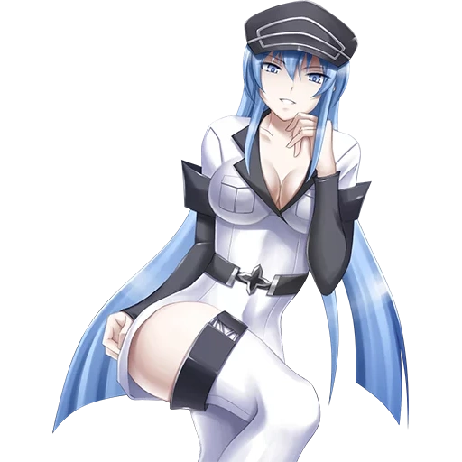 Telegram sticker  eses, eses with a pencil, akame eses killer, akame ga kill eses, esdeath akame ga kill,
