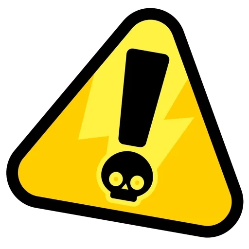 Telegram sticker  attention sign, watch out for danger, danger badge, watch out for danger, sign attention to danger,