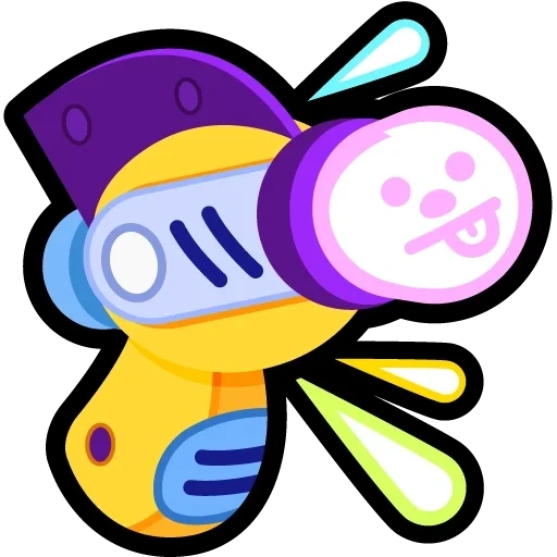 Telegram sticker  white kirby, children's games, magic pocket without background, bee icon mobile game,