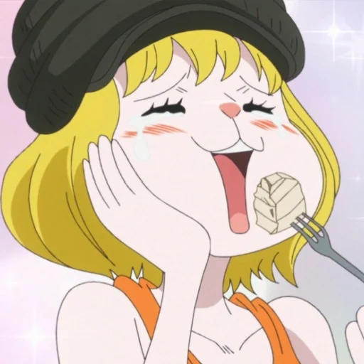 Telegram sticker  anime cute, anime girl, one piece anime, anime characters, carrot one piece,