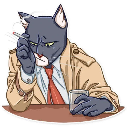 Telegram sticker  cat, blaxed, blaxad, john blaxed,