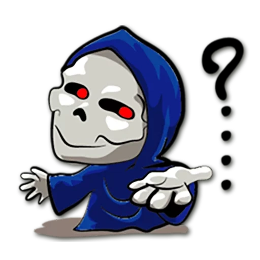 Telegram sticker  grim reaper, death of the oblique angle, simplicity is dead and slanting simplicity,