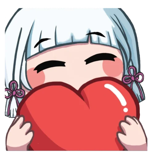 Telegram sticker  anime cute, anime smiles, anime emoticons, lovely anime drawings, emoji discord anime heart,