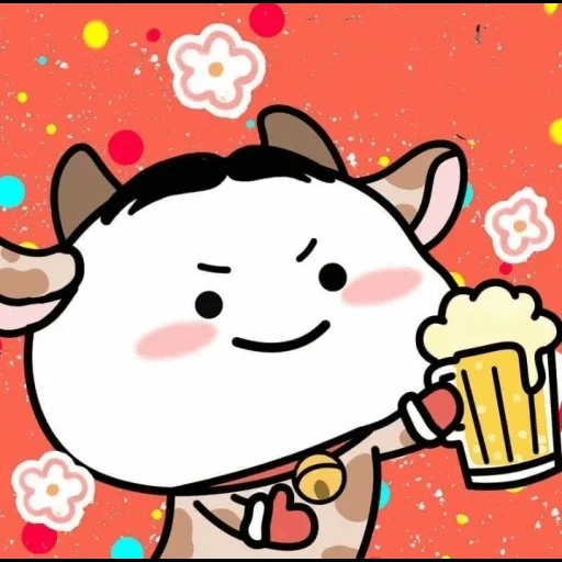 Telegram sticker  quby, kawaii, asian, chibi cute, quby animated,