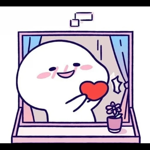 Telegram sticker  anime, meme funny, heart meme, cute drawings, illustrations are cute,