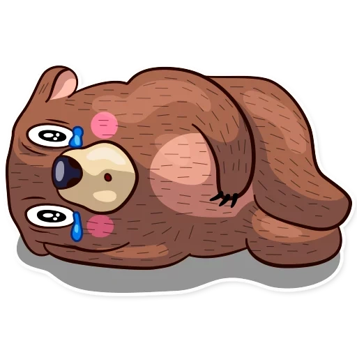 Telegram sticker  bear, dear bear, lovely bears,