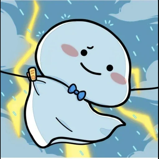 Telegram sticker  quby, 乖巧 宝宝, anime, the drawings are cute, illustrations are cute,