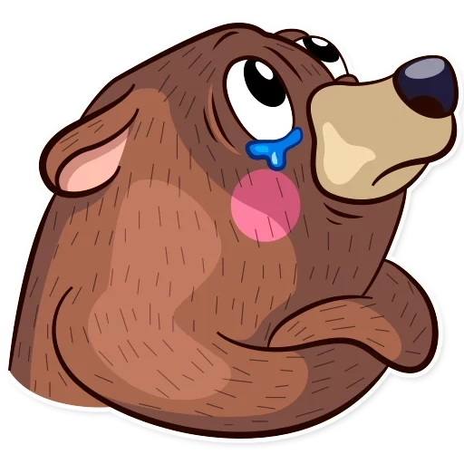 Telegram sticker  bear, bear, dear bear, lovely bears,