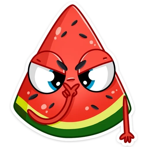 Telegram sticker  watermelon, radik, watermelon radik, arbuzik radik,
