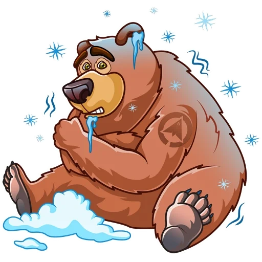 Telegram sticker  bear, bear drawing, bear bear, cartoon bear, bear illustration,