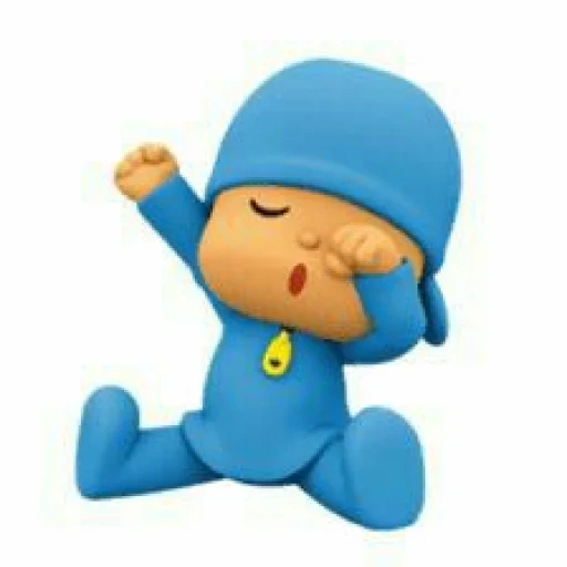 Telegram sticker  humio, pohoyo fred, let's go pocoyo, pocoyo screaming, the person who speaks is my peace oh,