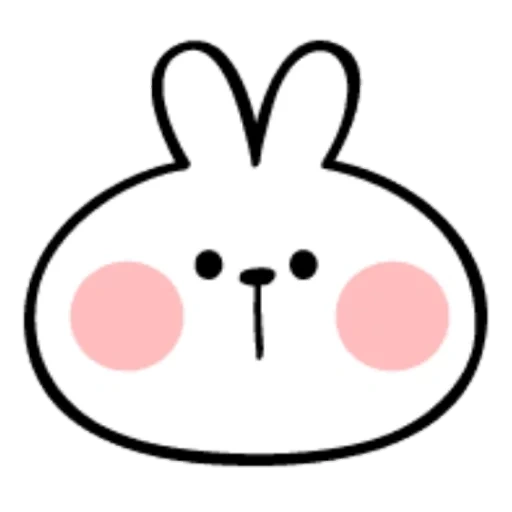 Telegram sticker  rabbit, general rabbit, rabbit pattern, metamorphic rabbit, lovely rabbit pattern,