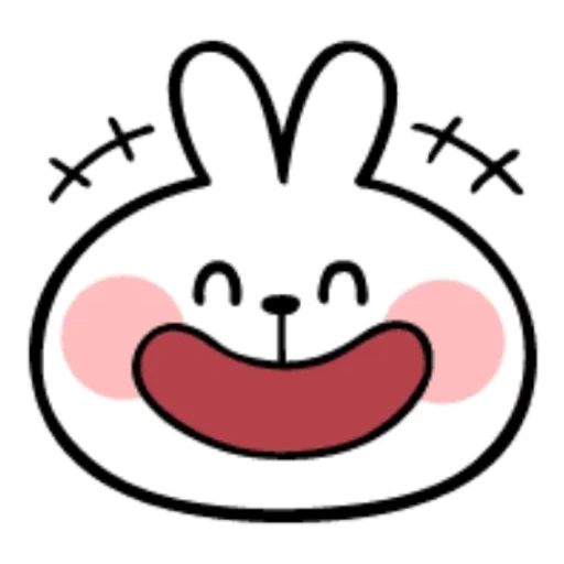 Telegram sticker  hare, little rabbit, rabbit, lovely rabbit, spoiled rabbit,