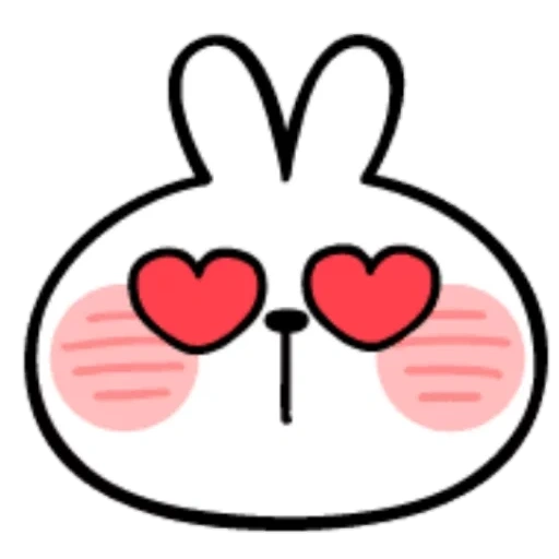 Telegram sticker  rabbit, general rabbit, lovely rabbit, spoiled rabbit, lovely rabbit pattern,