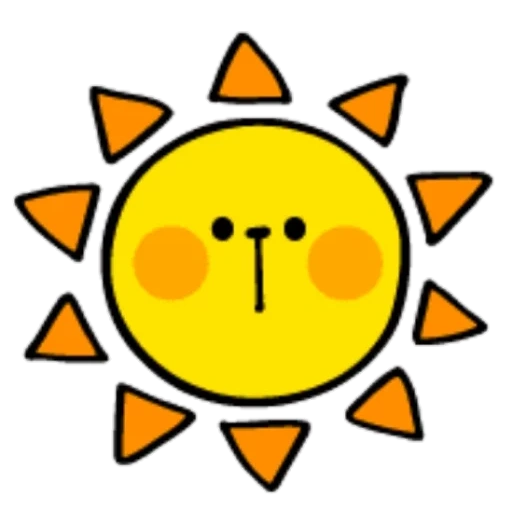 Telegram sticker  sun, lovely sun, klippert sun, sun pattern, sun pattern,